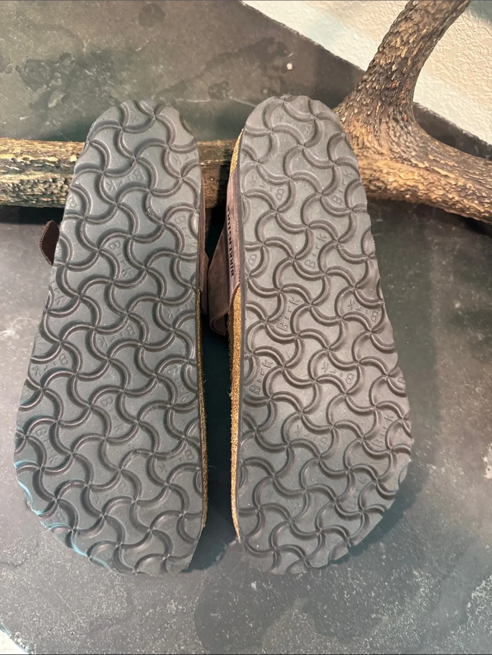 Birkenstock Brown Braided Toe-Post Sandals